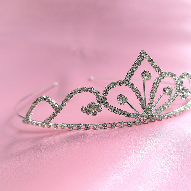 Tech Hair Accessories - Coroa de Noiva em Cor Prata