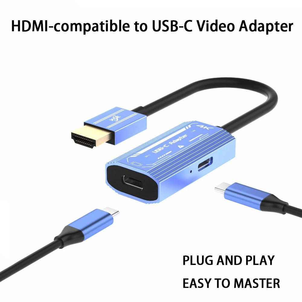 Usb C To Hdmi - Adaptador de vídeo compatível com HDMI