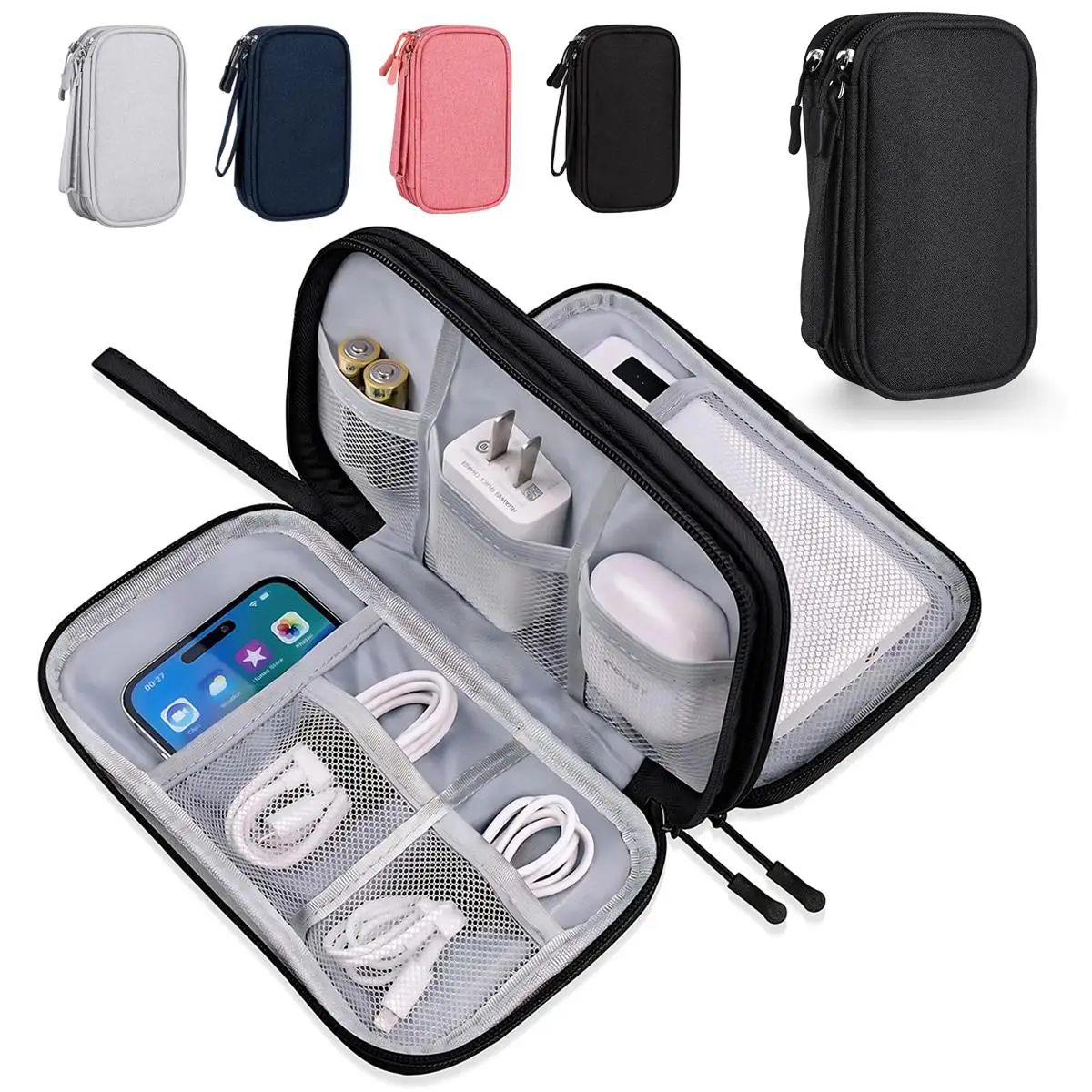 Tech Accessories Hard Case - Bolsa Organizadora de Cabos à Prova