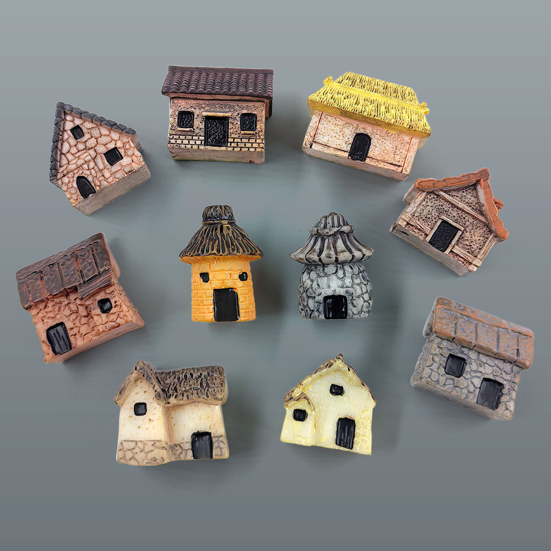 Tech House Accessories - Miniatura de Casa em Resina para