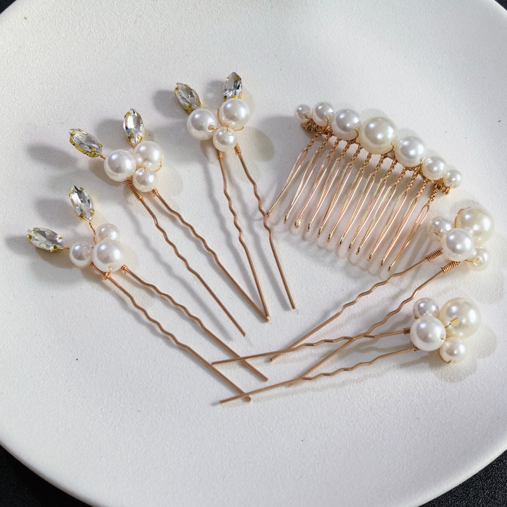 Tech Hair Accessories - Conjunto de Pentes e Grampos de