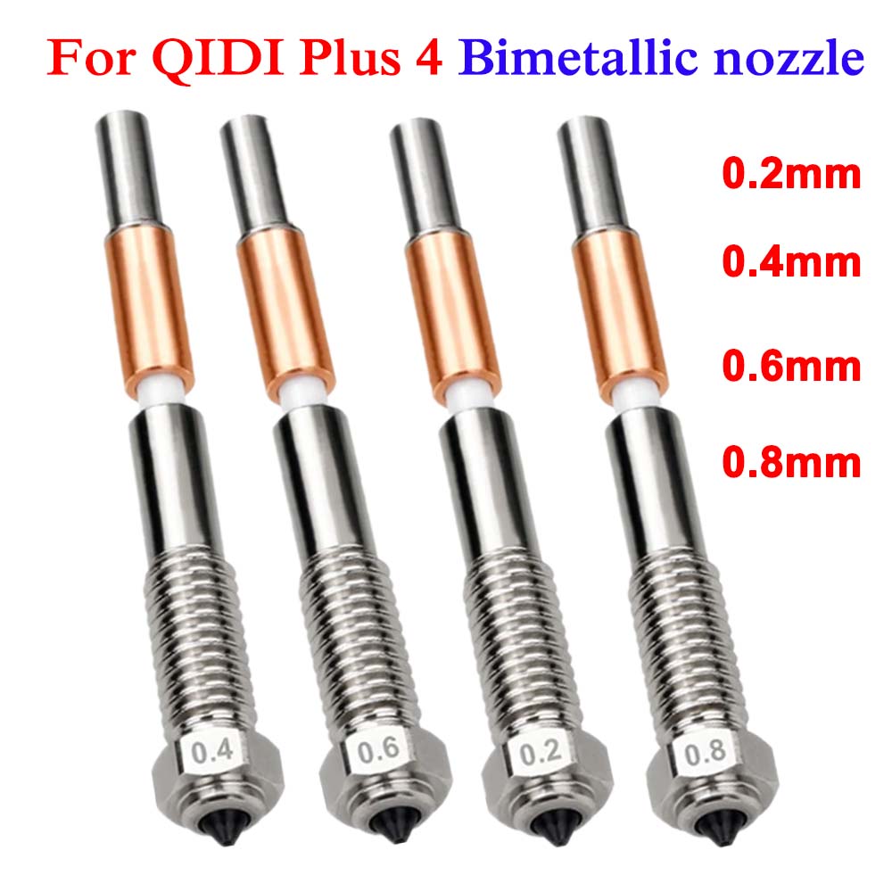 Tech Accessories Store - Bico Bimetálico QIDI Plus 4 (0.2mm,