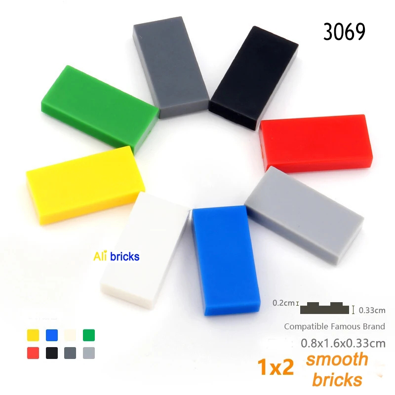 Tech House Accessories - 50 pçs/lote 1x2 telha blocos de