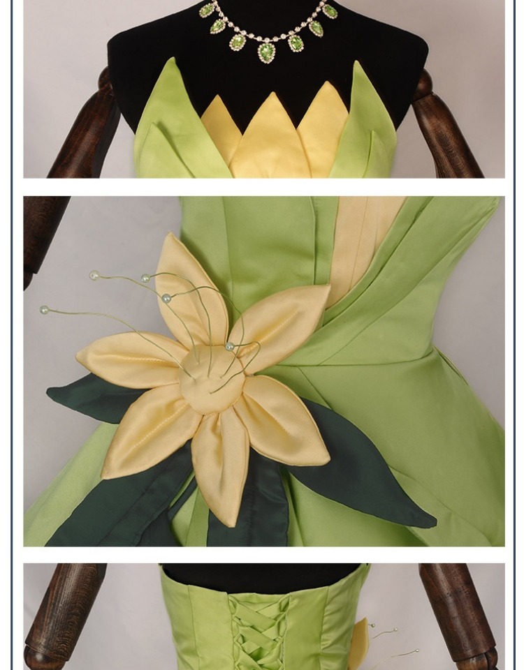 Fantasia de princesa tiana, fa - Tech Hair Accessories avaliação e preço