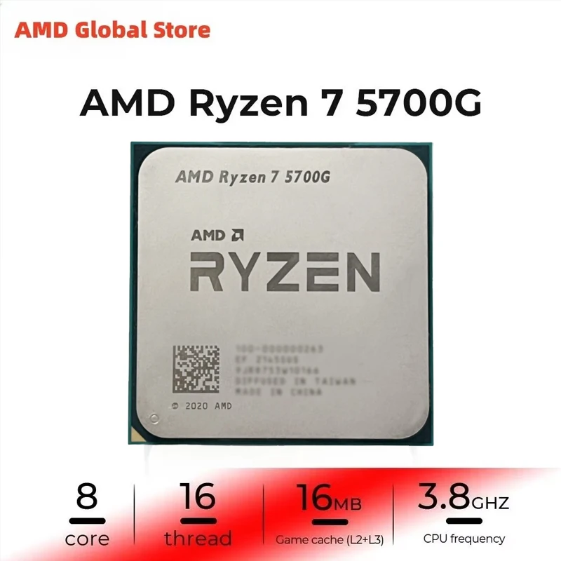 Processador AMD Ryzen 7 5700G  - Amd Cpu Ryzen 7 avaliação e preço