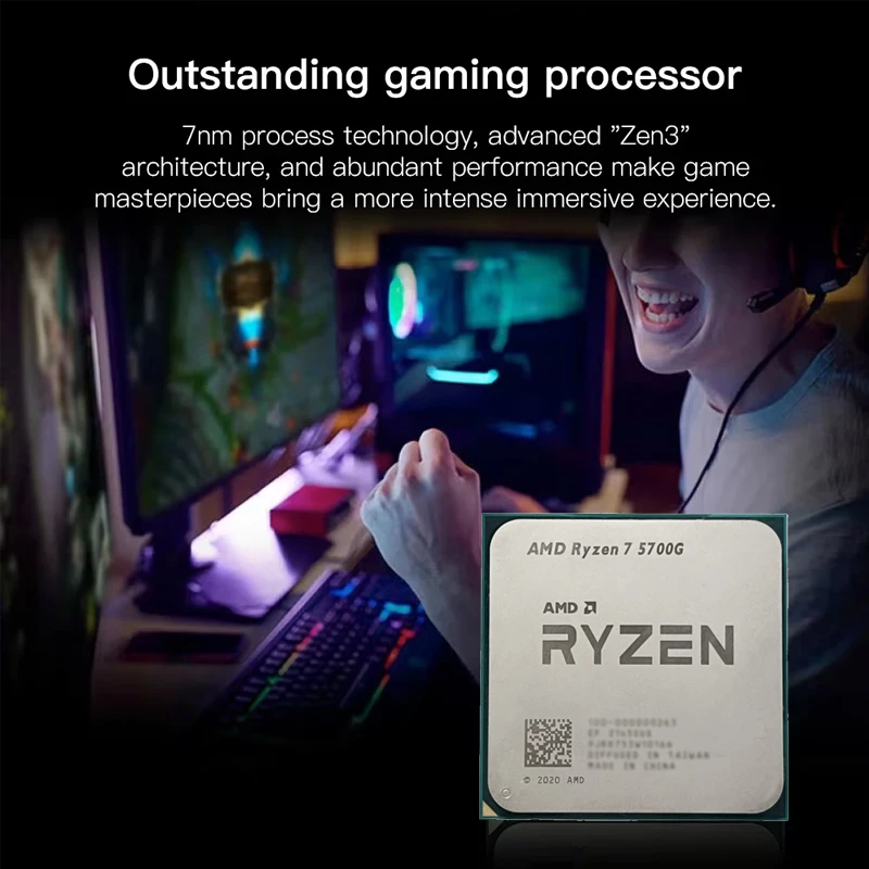 Processador AMD Ryzen 7 5700G  - Amd Cpu Ryzen 7 avaliação e preço