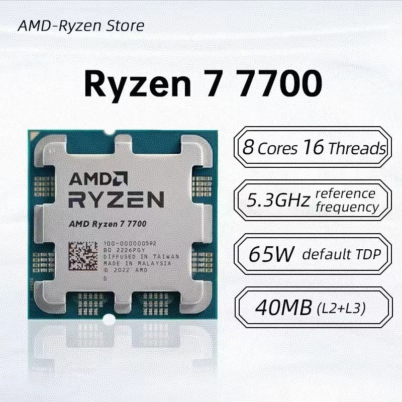 CPU para jogos AM5 Slot Gaming - Amd Cpu Ryzen 7 avaliação e preço