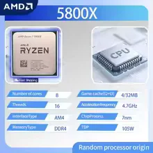 Processador AMD Ryzen 7 5800X  - Amd Cpu Ryzen 7 avaliação e preço