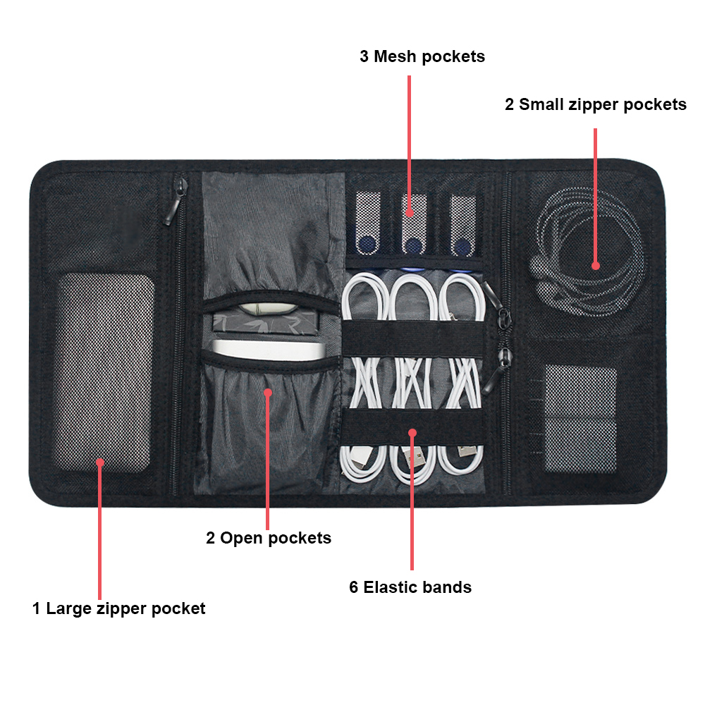Bolsa Organizadora de Tecnolog - Tech Accessories Store avaliação e preço