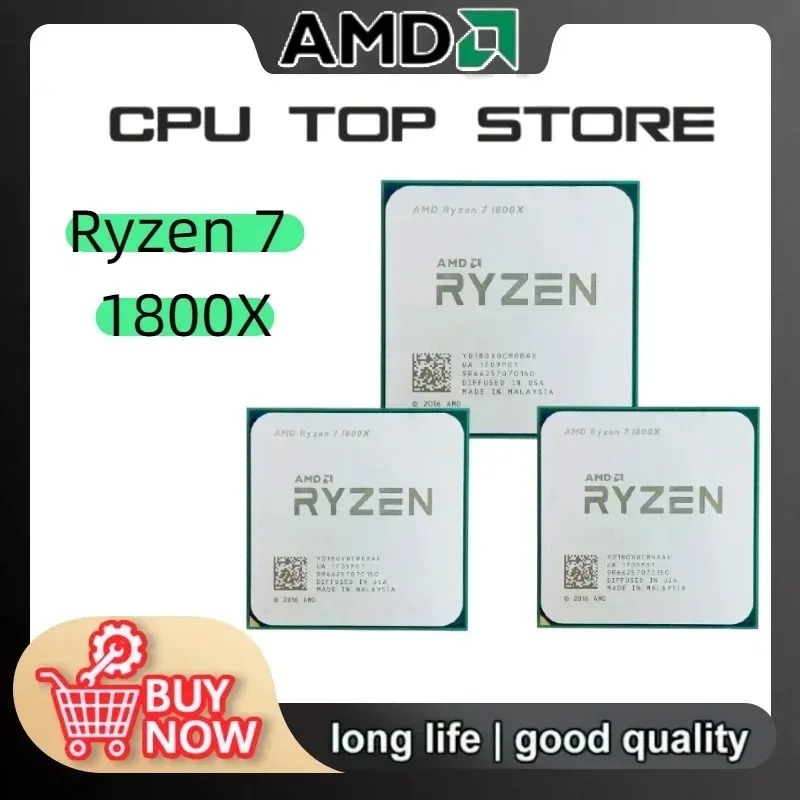 Processador AMD Ryzen 7 1800X  - Amd Cpu Ryzen 7 avaliação e preço