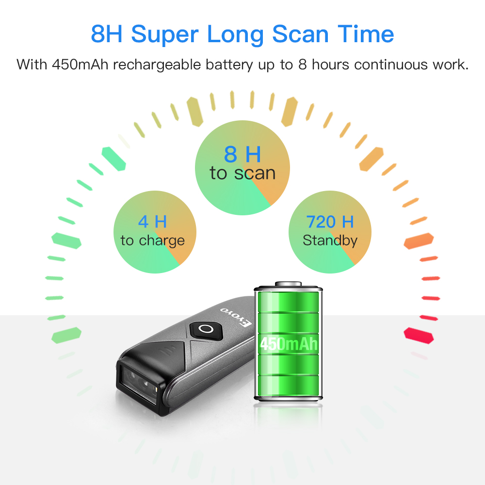 Eyoyo 2-Pack Scanner de código - Document Scanner Portable avaliação e preço